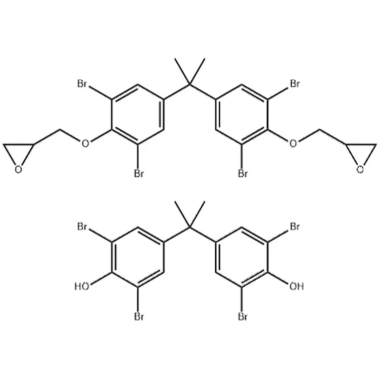 Gebromeerde epoxyhars