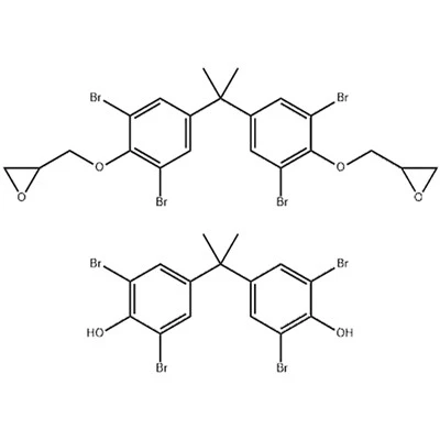 Gebromeerde epoxyhars